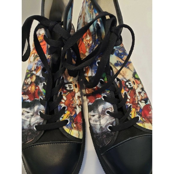 Mens High Top Sneakers Kingdom Hearts 2 Print Design Size 11 - Picture 7 of 8